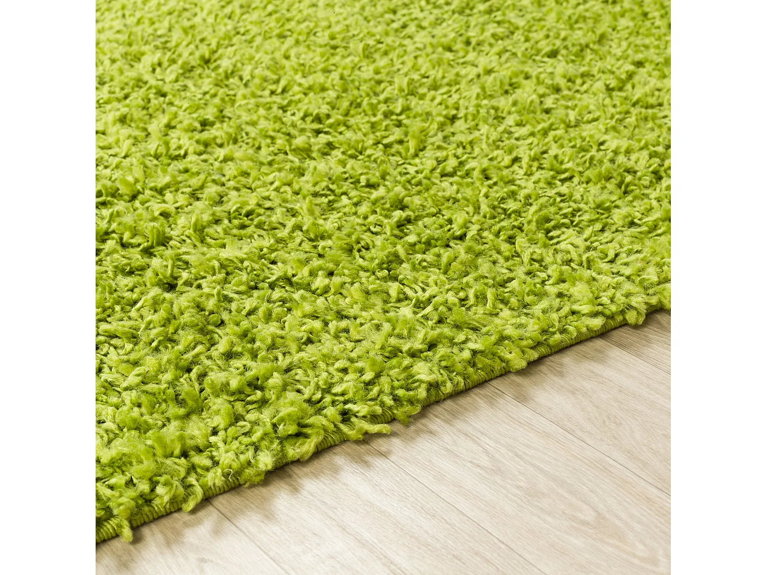 Zacht Hoogpolig Shaggy Tapijt - Groen - 200x290cm - LILLY