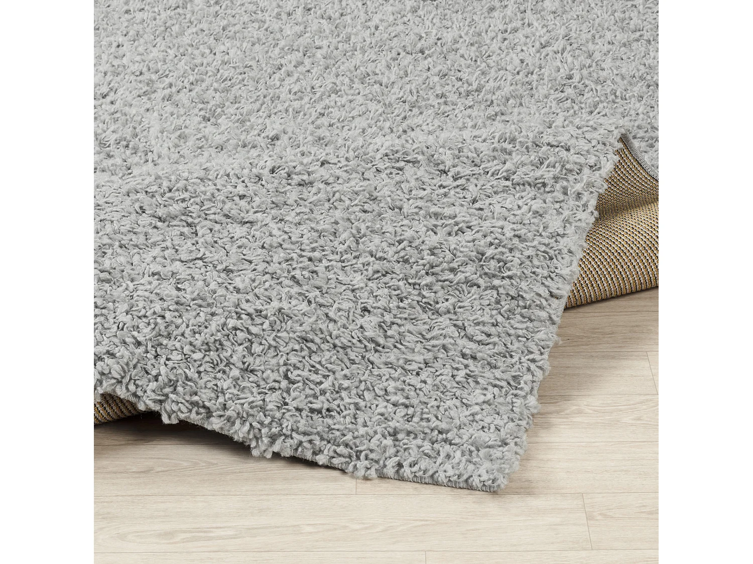 Tapis Shaggy Uni - Gris - 80x150cm - LILLY