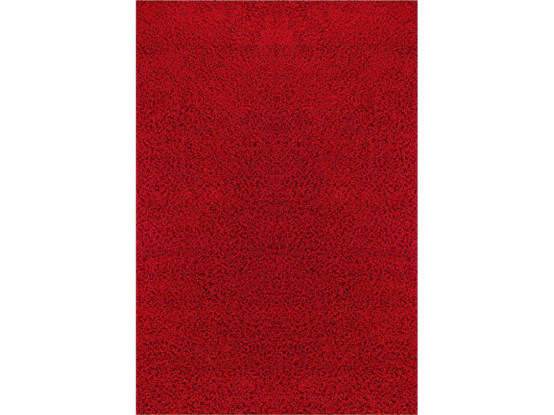 Zacht Hoogpolig Shaggy Tapijt - Rood - 160x220cm - LILLY