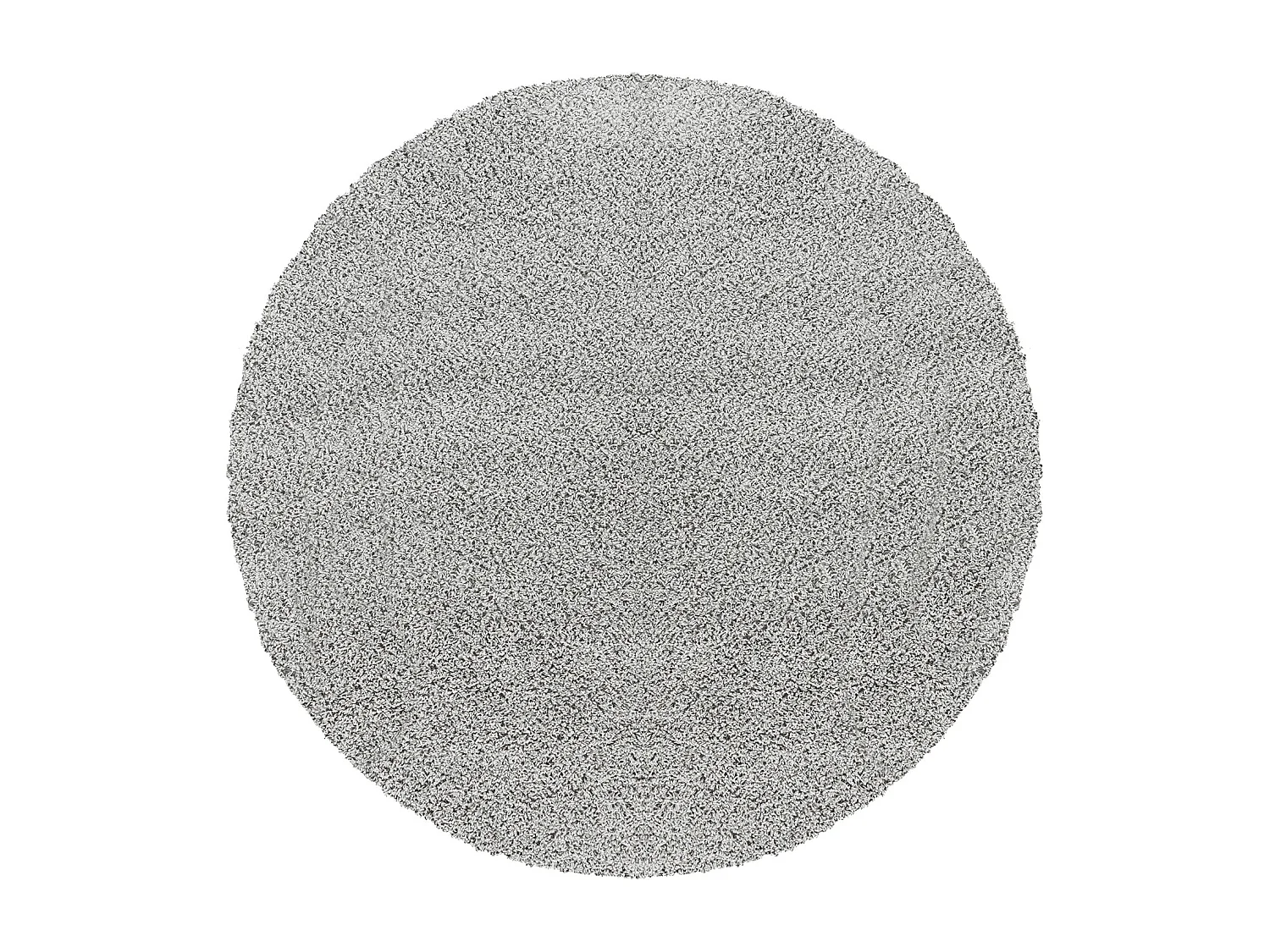 Tapis Rond Shaggy Moderne - Gris - Ø 120cm - LILLY