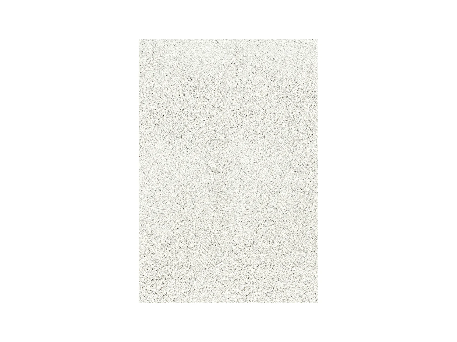 Tapis Shaggy Uni - Blanc - 200x290cm - LILLY