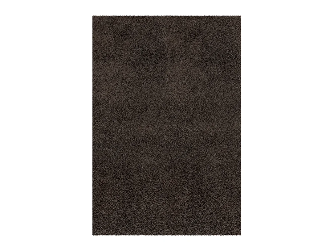 Zacht Hoogpolig Shaggy Tapijt - Donkerbruin - 120x170cm - LILLY