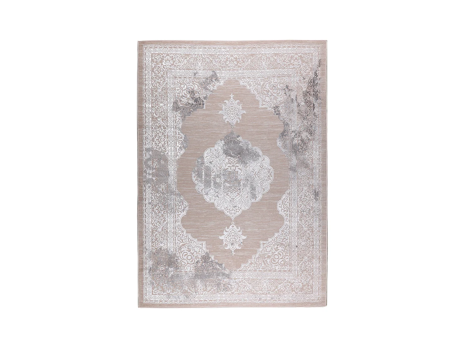Vintage Oosters Tapijt - Beige/Wit - 120x170cm - AZRA