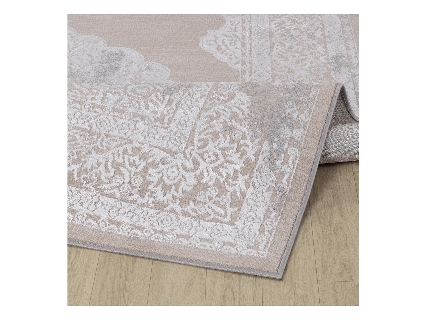 Tapis Vintage Oriental - Beige/Gris - 120x170cm - AZRA
