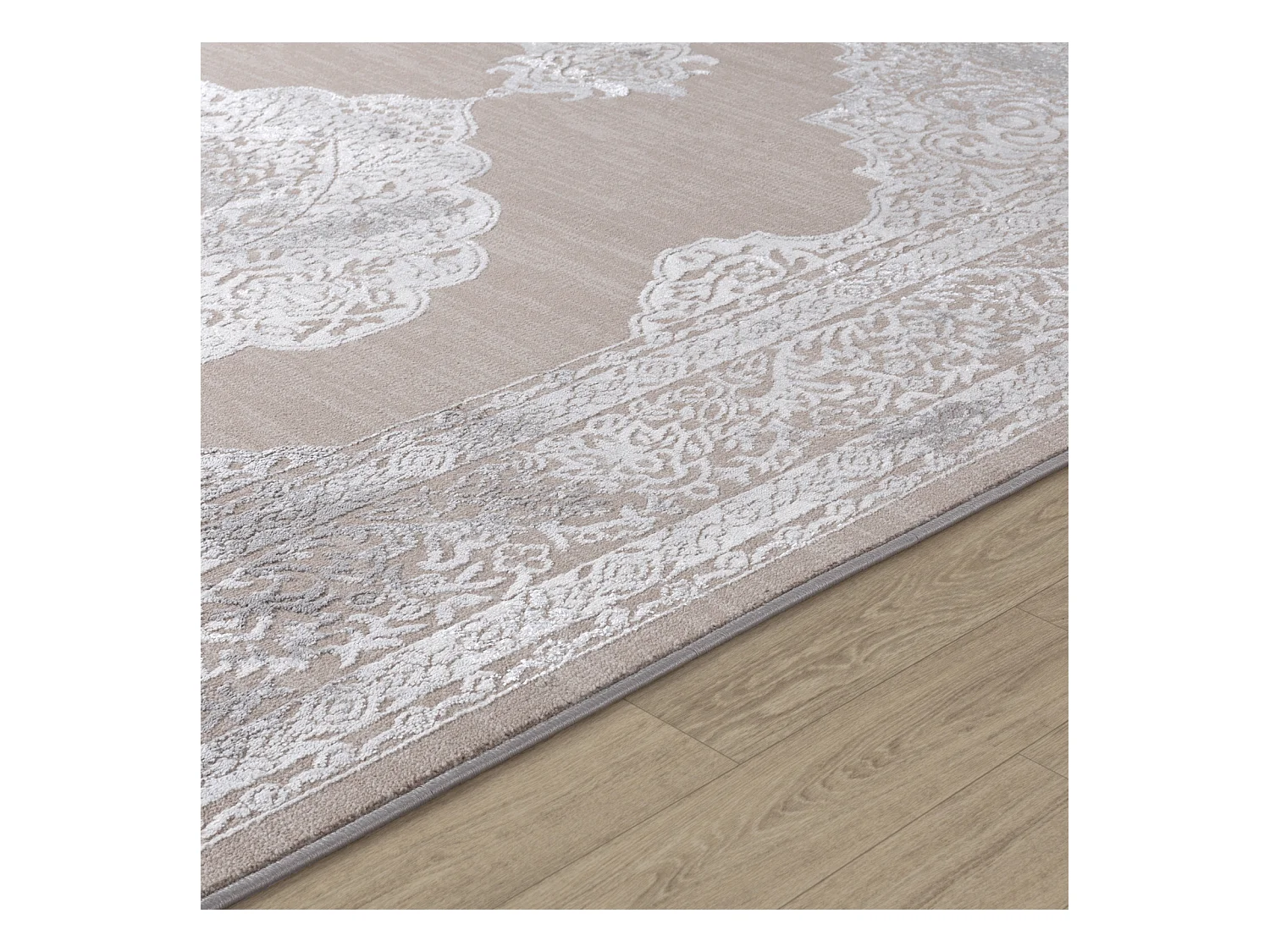 Vintage Oosters Tapijt - Beige/Wit - 200x275cm - AZRA