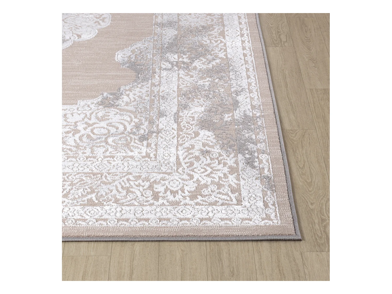 Vintage Oosters Tapijt - Beige/Wit - 200x275cm - AZRA
