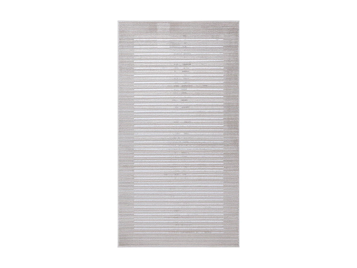 Modern Abstract Tapijt - Beige/Wit - 80x150cm - KAYSA