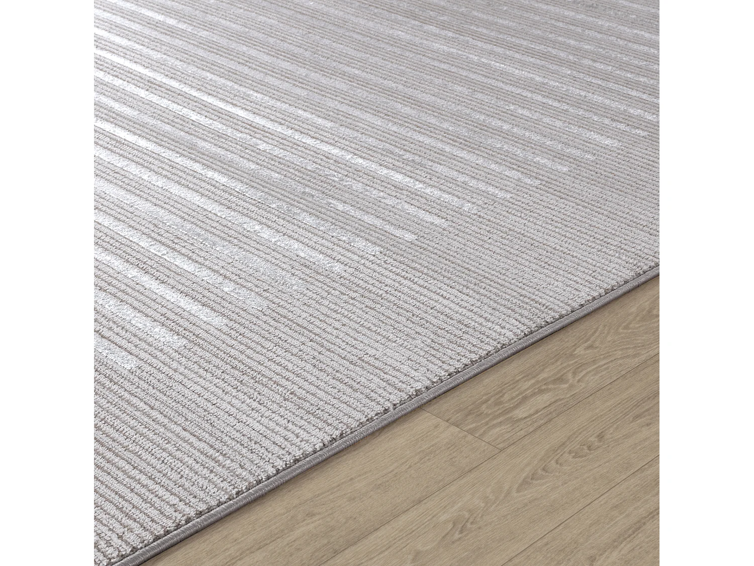 Modern Abstract Tapijt - Beige/Wit - 80x150cm - KAYSA