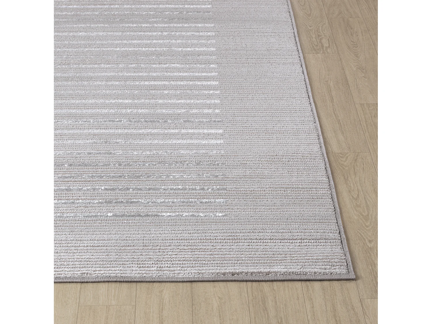 Modern Abstract Tapijt - Beige/Wit - 80x150cm - KAYSA
