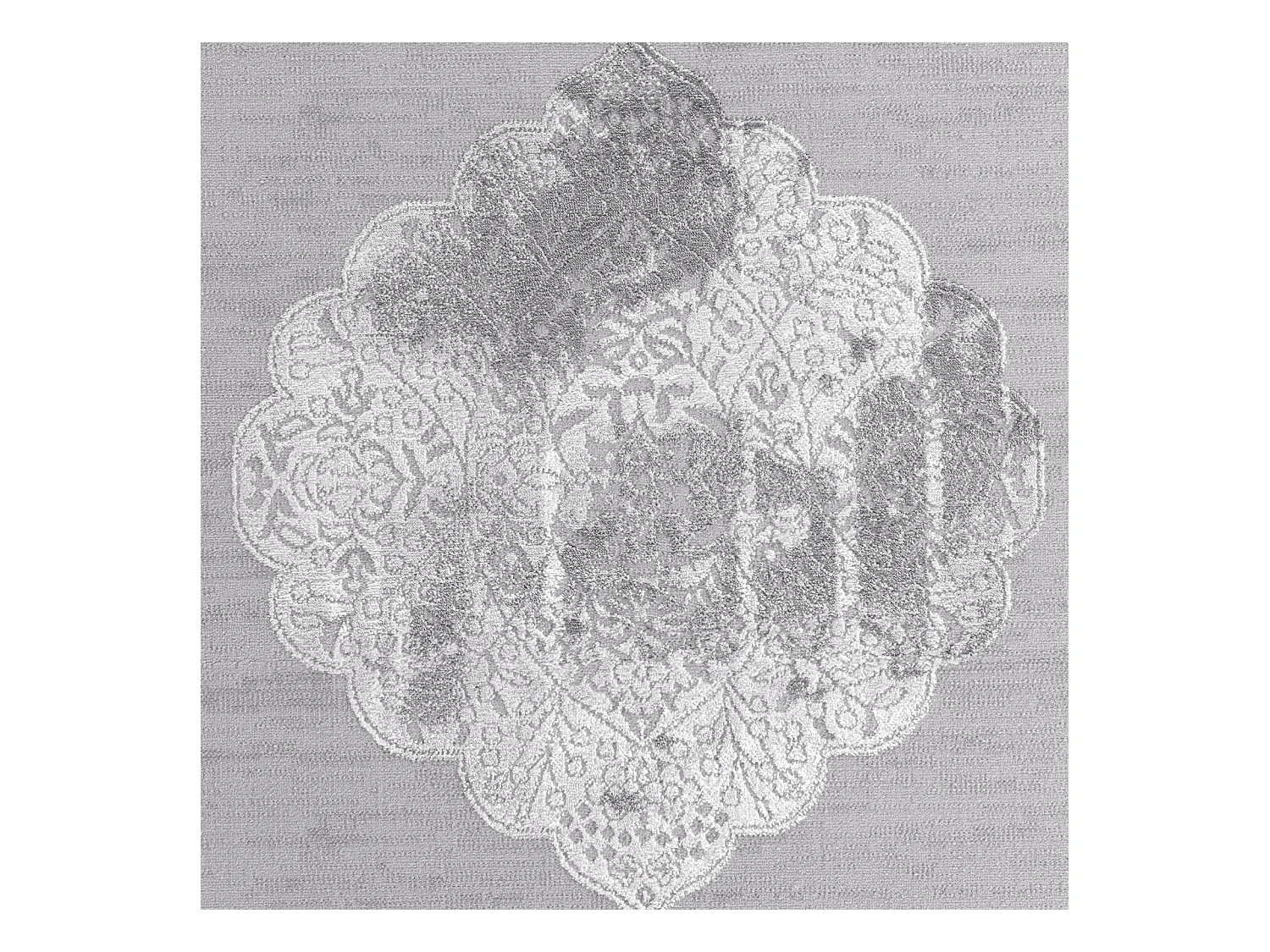 Vintage Orientalischer Teppich - Weiß/Grau - 160x213cm - AZRA