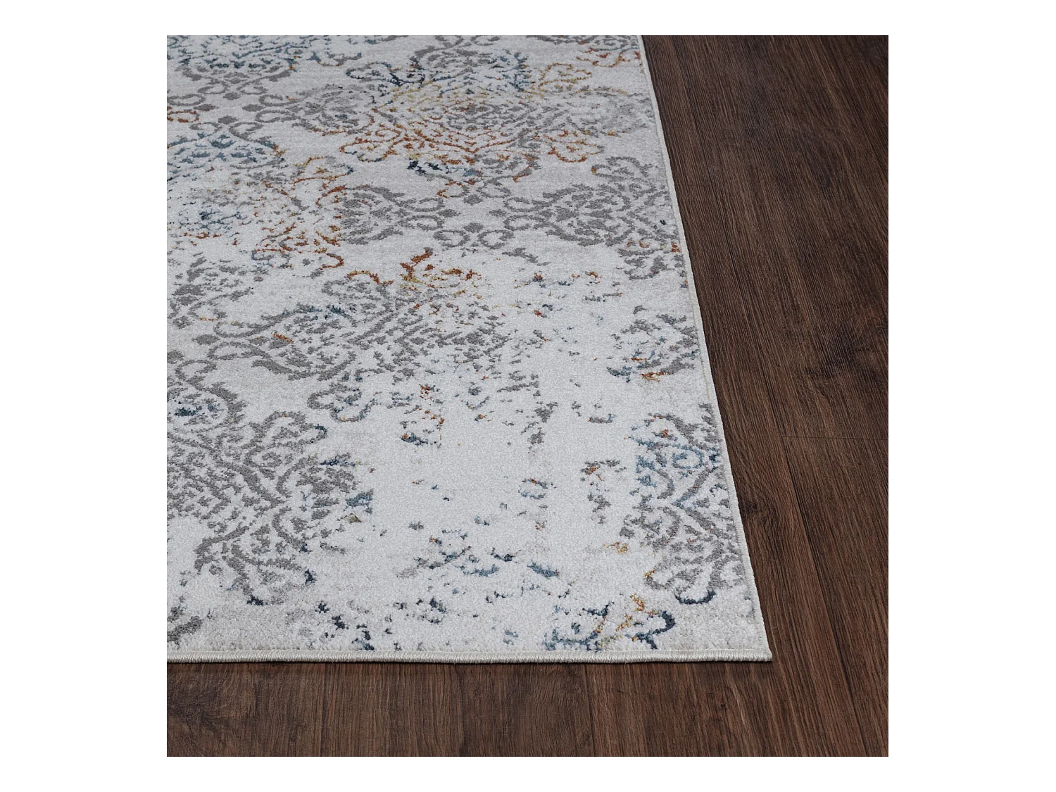 Tapis Vintage Oriental - Bleu/Orange - 200x275cm - HARU