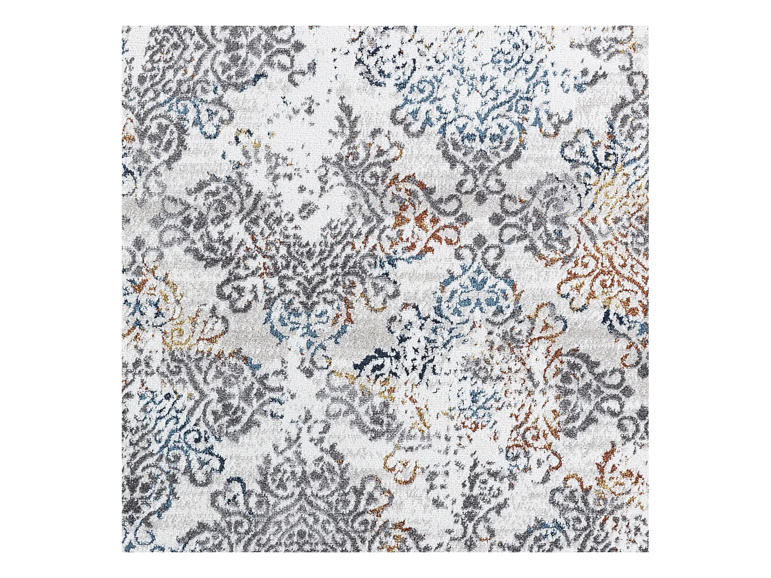 Tapis Vintage Oriental - Bleu/Orange - 200x275cm - HARU