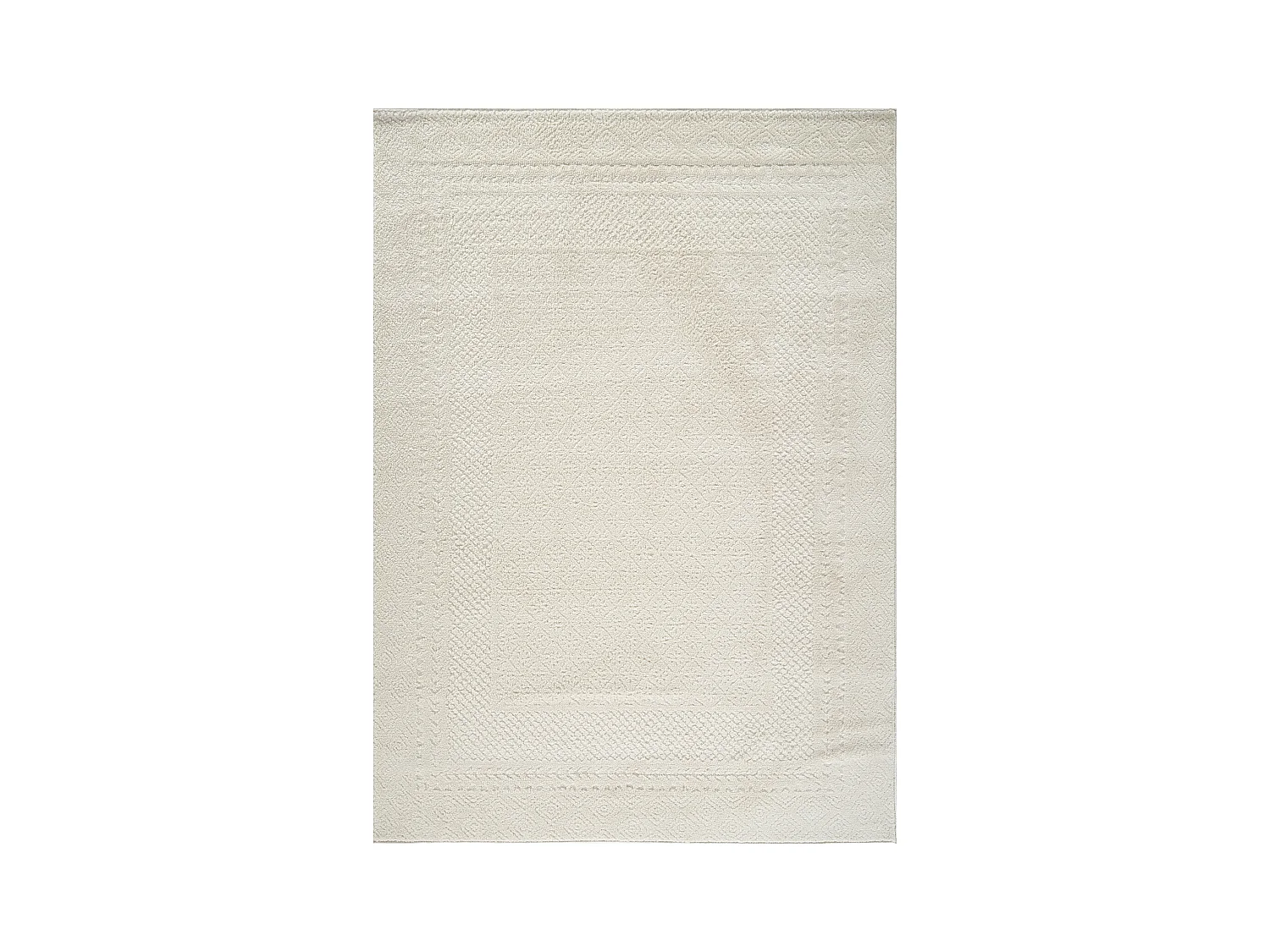 Scandinavisch Boho Tapijt - Ivoor - 160x213cm - AMBRE