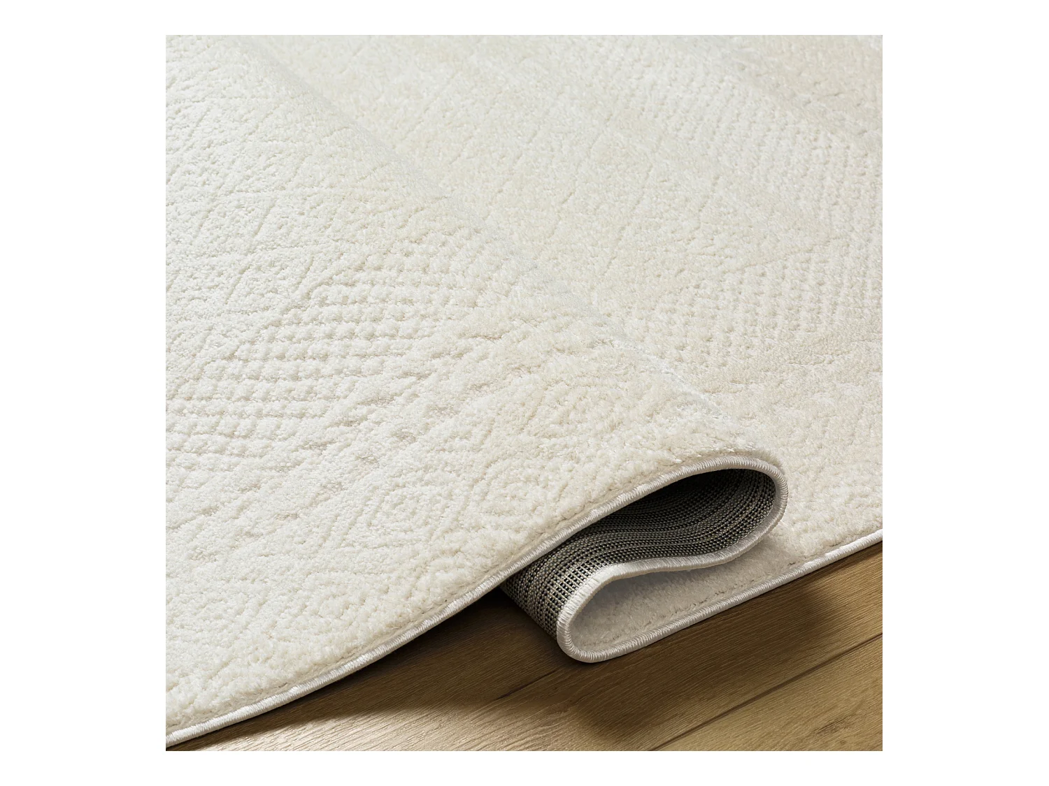 Scandinavisch Boho Tapijt - Ivoor - 160x213cm - AMBRE