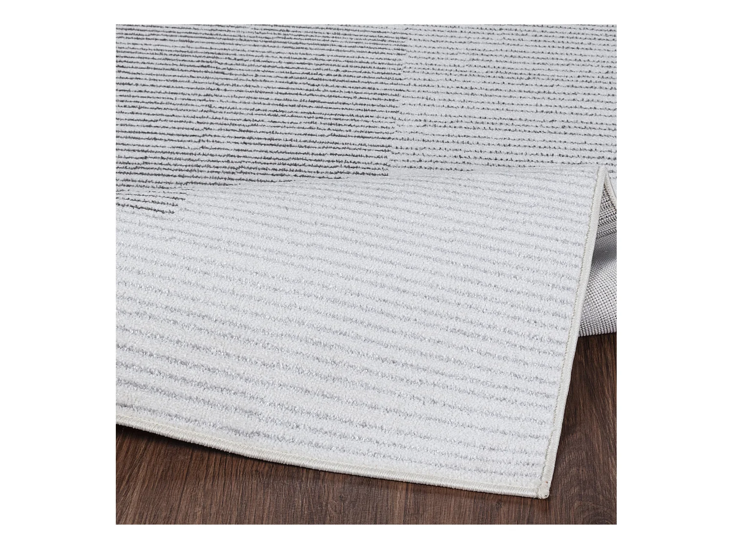 Modern Scandinavisch Tapijt - Wit/Grijs - 200x275cm - GINA