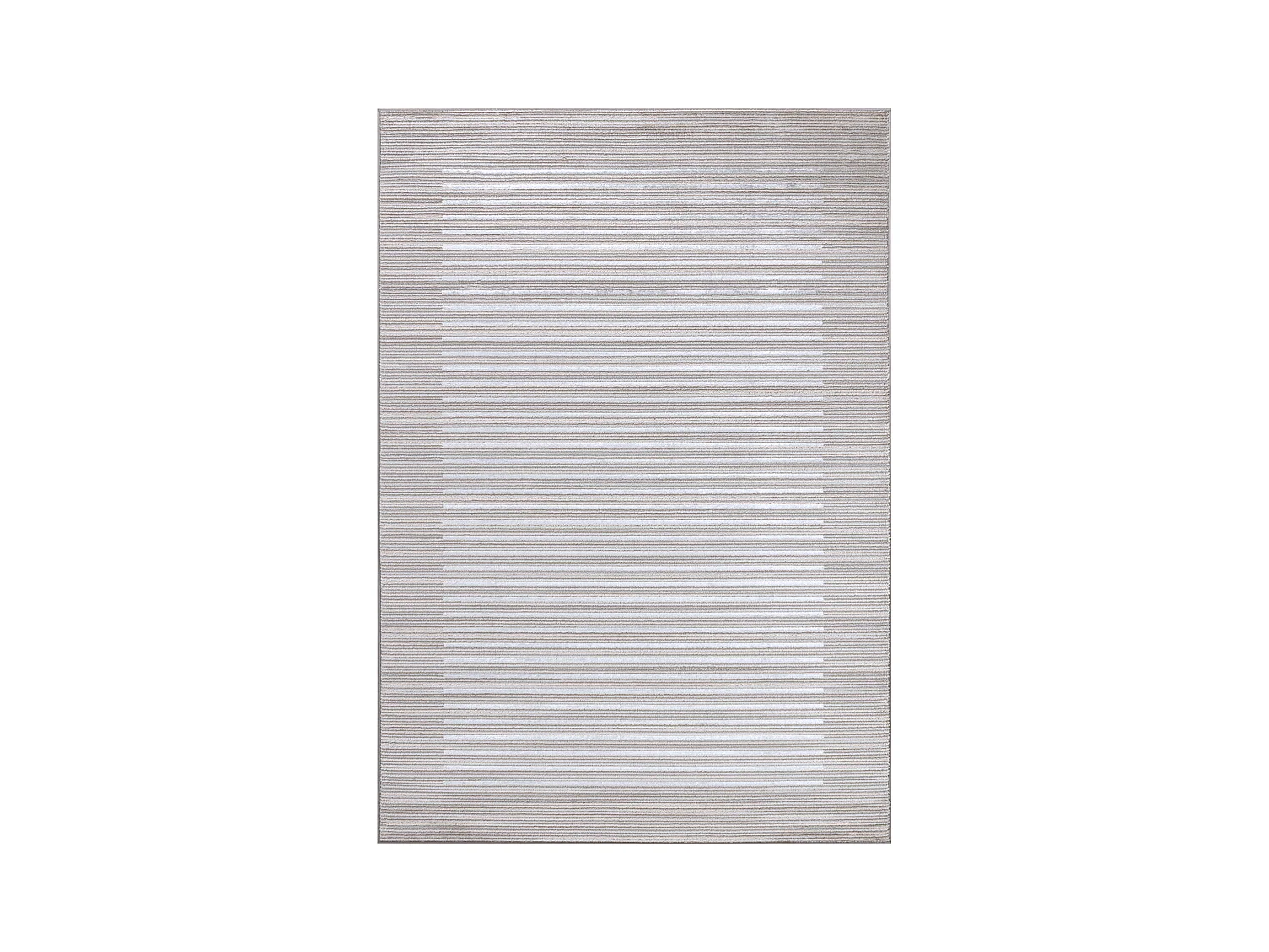 Tapis Scandinave Rayé - Gris/Blanc - 120x170cm - KAYSA
