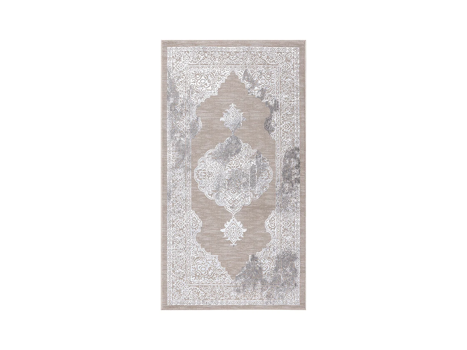 Tapis Vintage Oriental - Beige/Gris - 80x150cm - AZRA