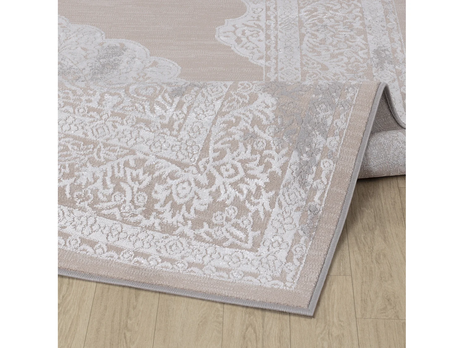 Tapis Vintage Oriental - Beige/Gris - 80x150cm - AZRA