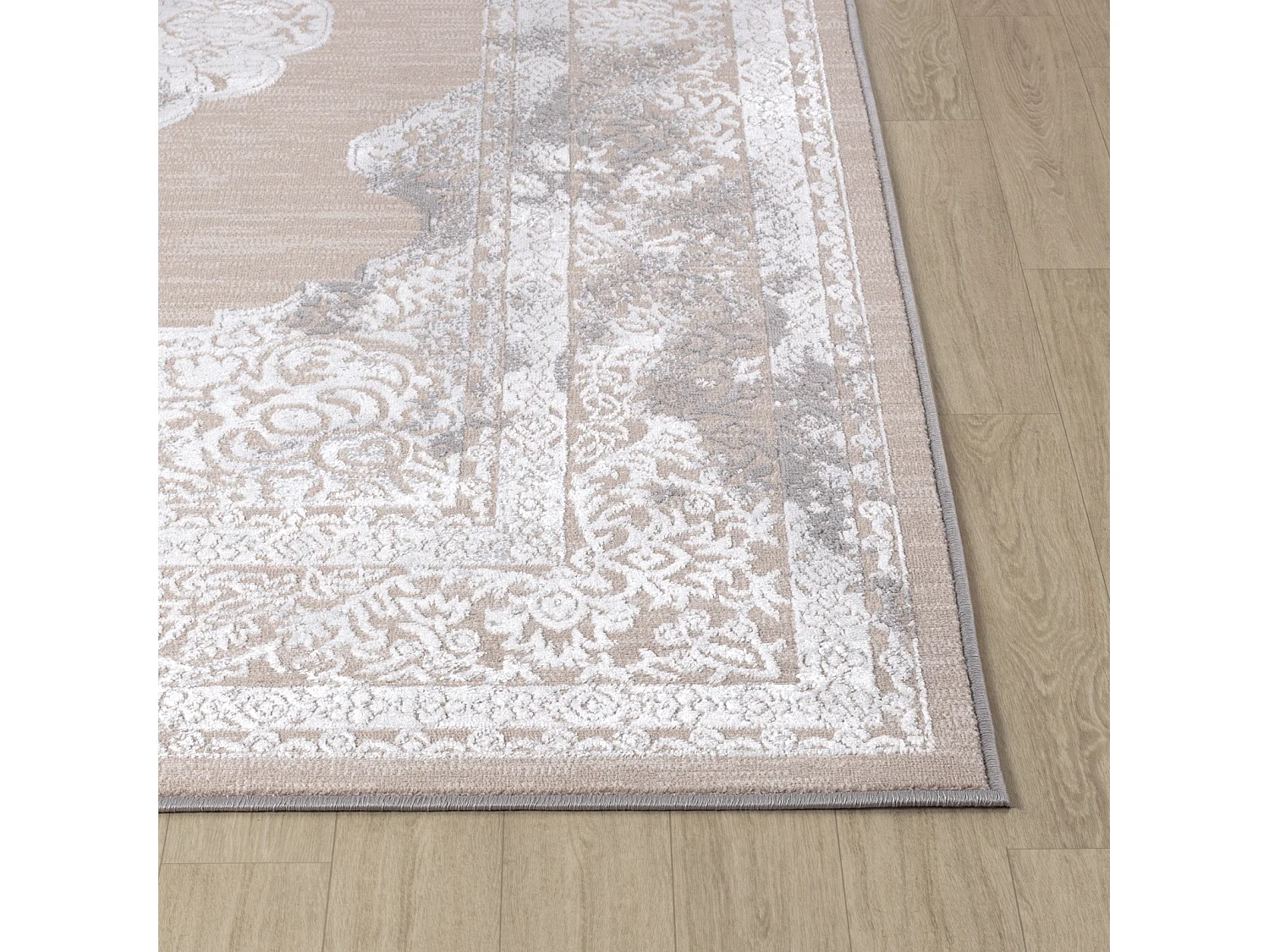 Tapis Vintage Oriental - Beige/Gris - 80x150cm - AZRA
