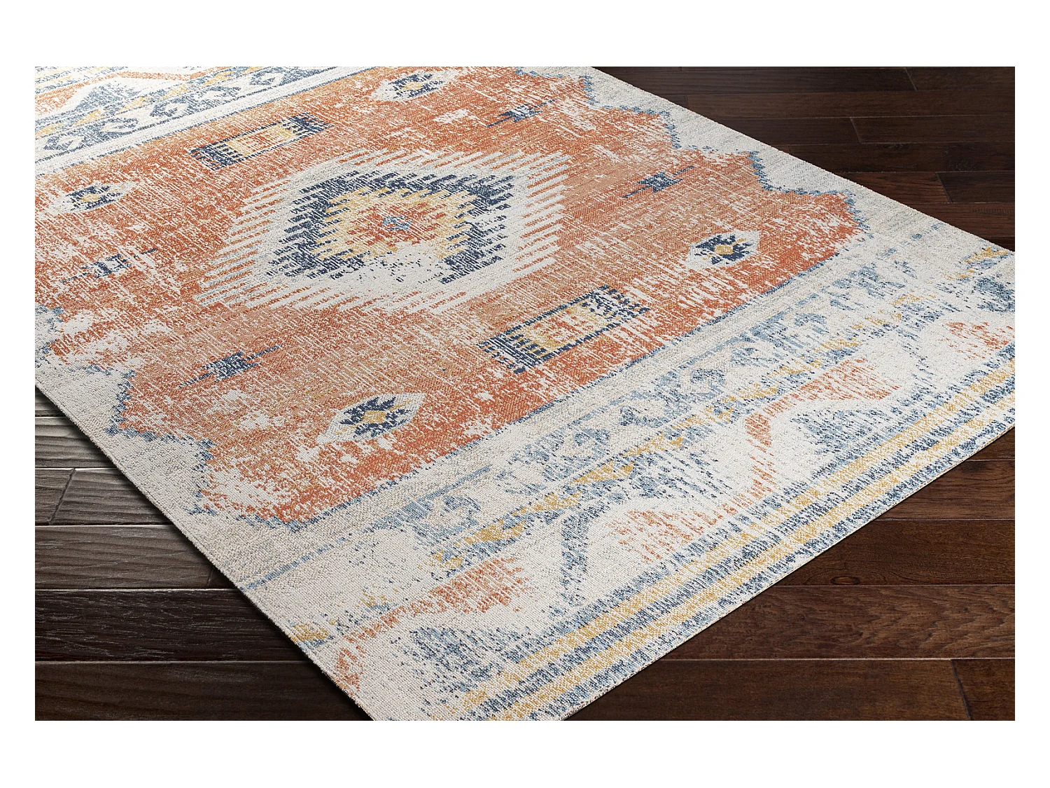 Tapis d'Extérieur/Intérieur - Rouge/Bleu - 160x213cm - NAWEL