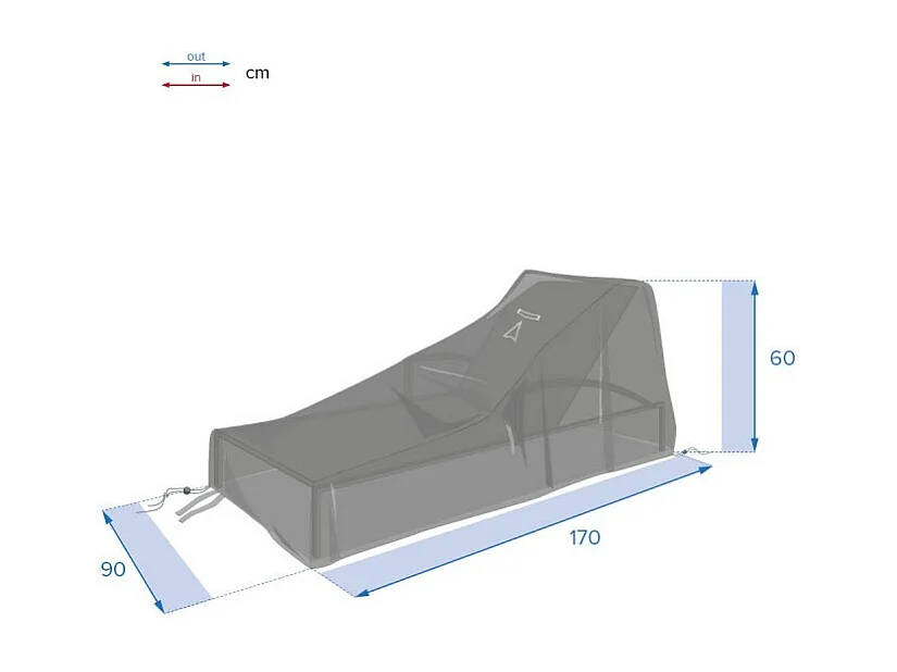 Housse de protection pour transat M Hambo Hespéride