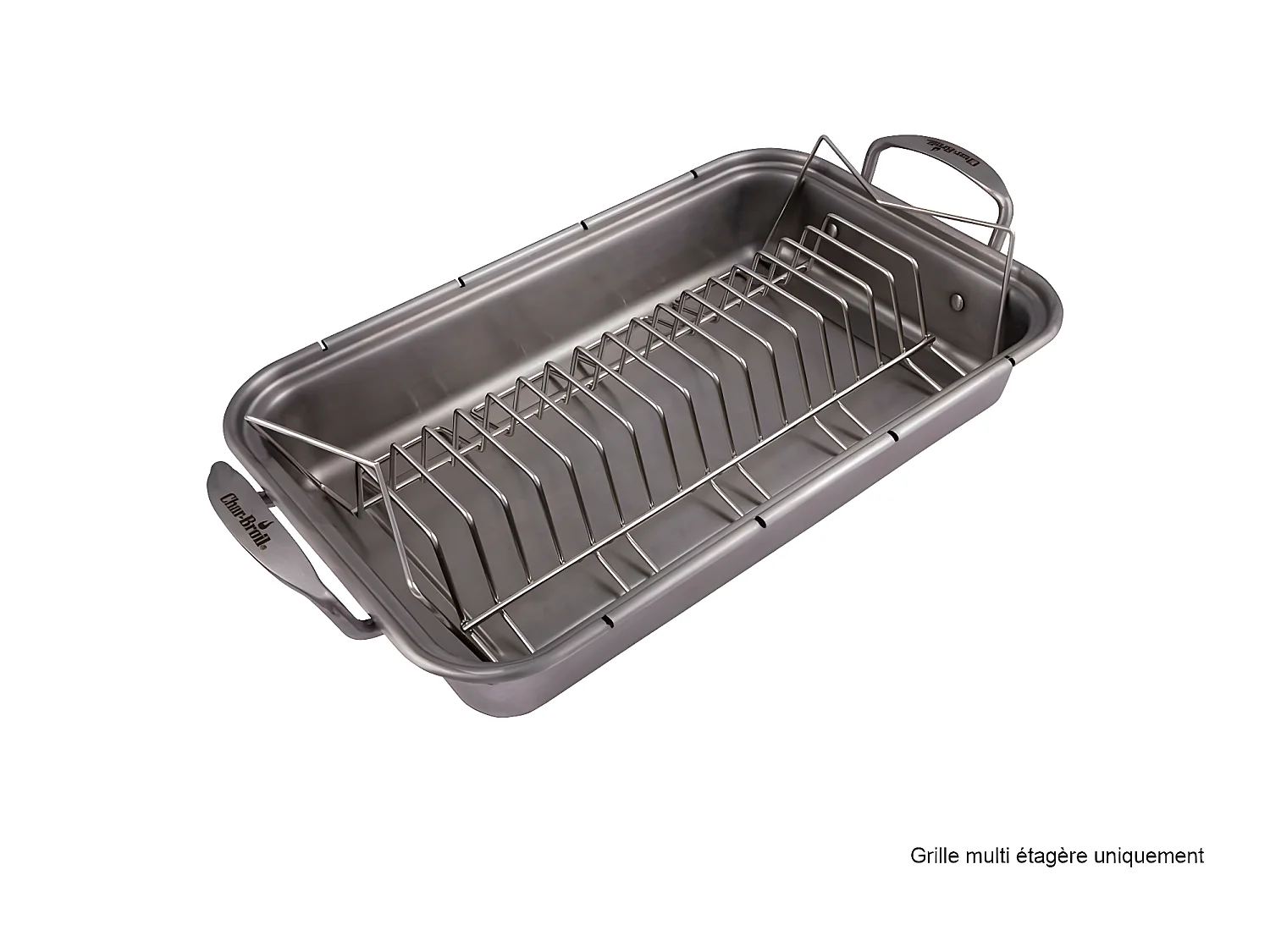 Grille multi-étagère en inox Grill+® Char-Broil