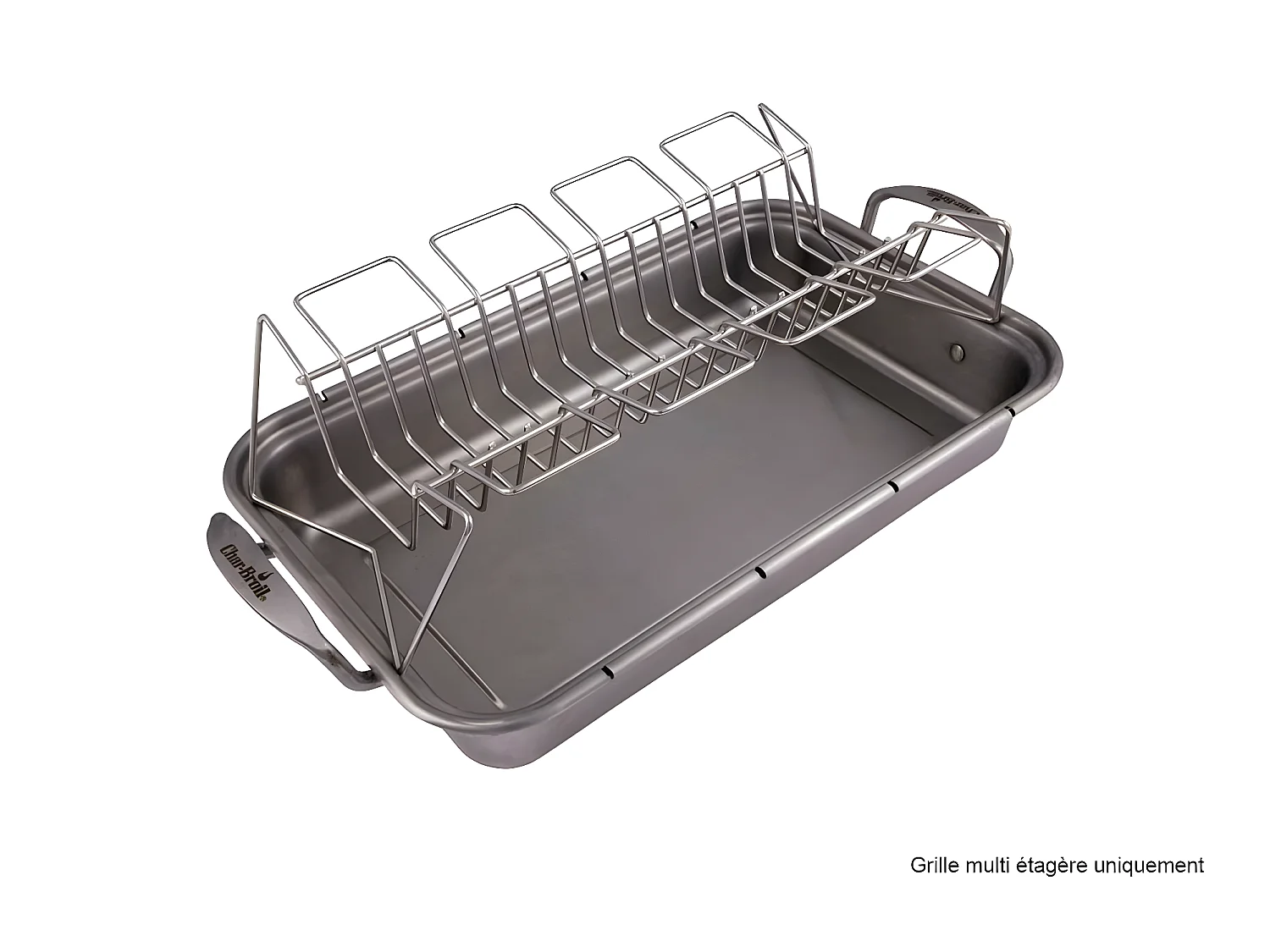 Grille multi-étagère en inox Grill+® Char-Broil