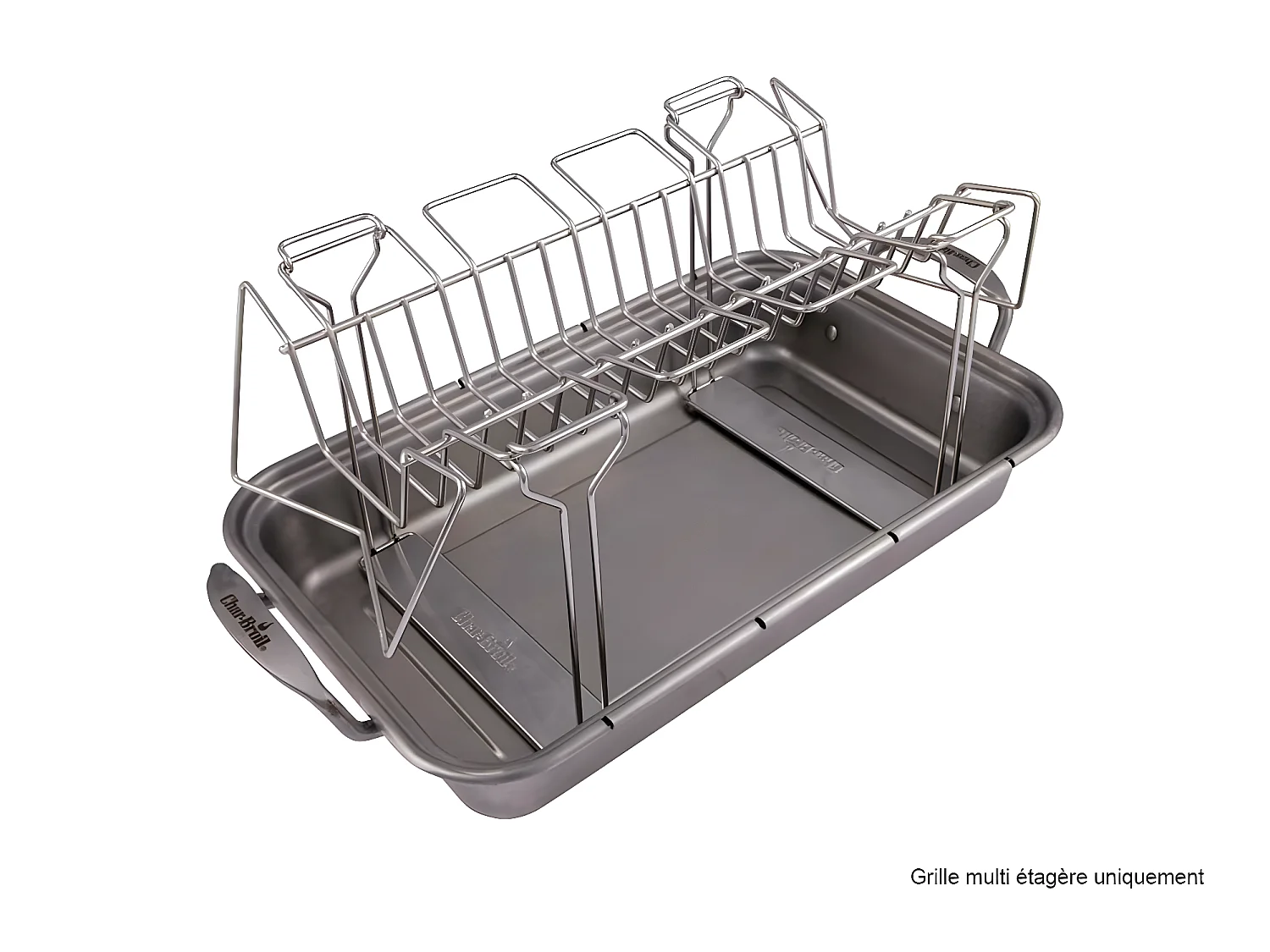Grille multi-étagère en inox Grill+® Char-Broil