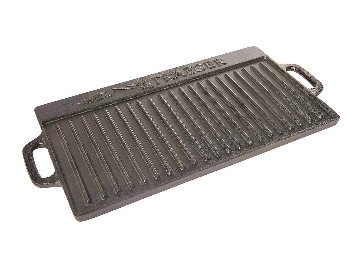 Plaque plancha réversible en fonte pour barbecue TRAEGER
