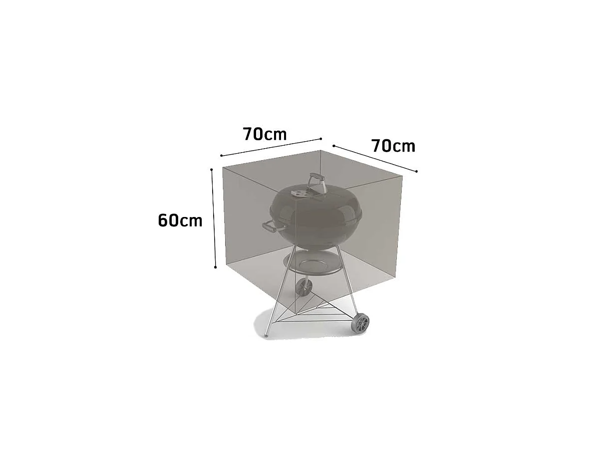 FUNDA PROTECTORA BARBACOA 70X70X60 CM NORTENE