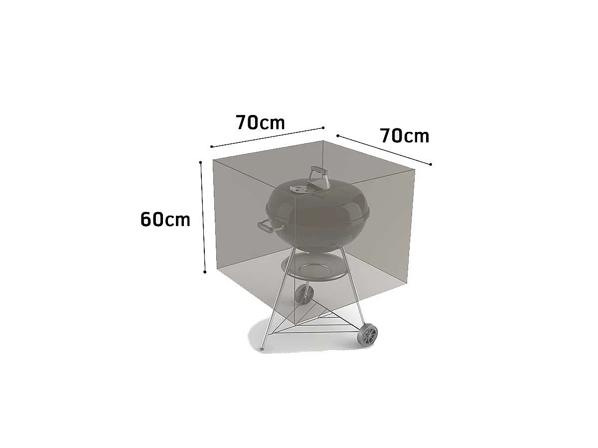 FUNDA PROTECTORA BARBACOA 70X70X60 CM NORTENE 70X70X60 CM