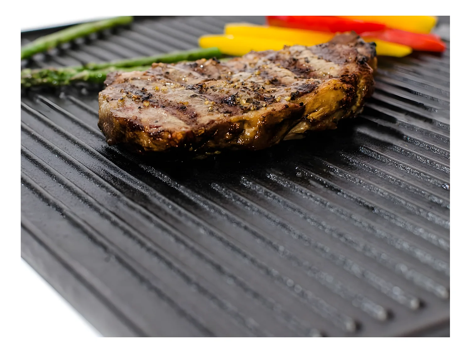 Plancha en fonte universelle double face 38,8 x 37,5 cm Char-Broil