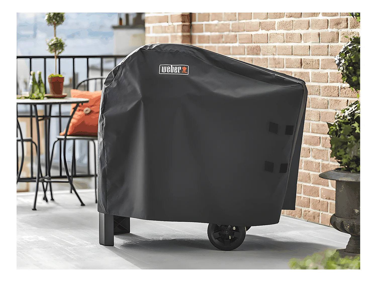 Housse barbecue Weber Premium pour Pulse 1000/2000 avec chariot