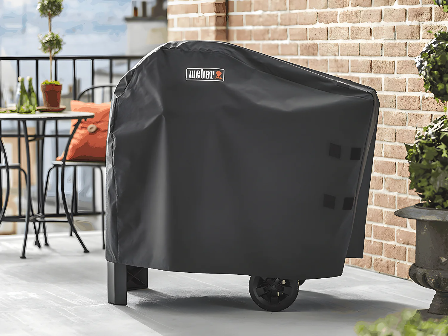 Housse barbecue Weber Premium pour Pulse 1000/2000 avec chariot