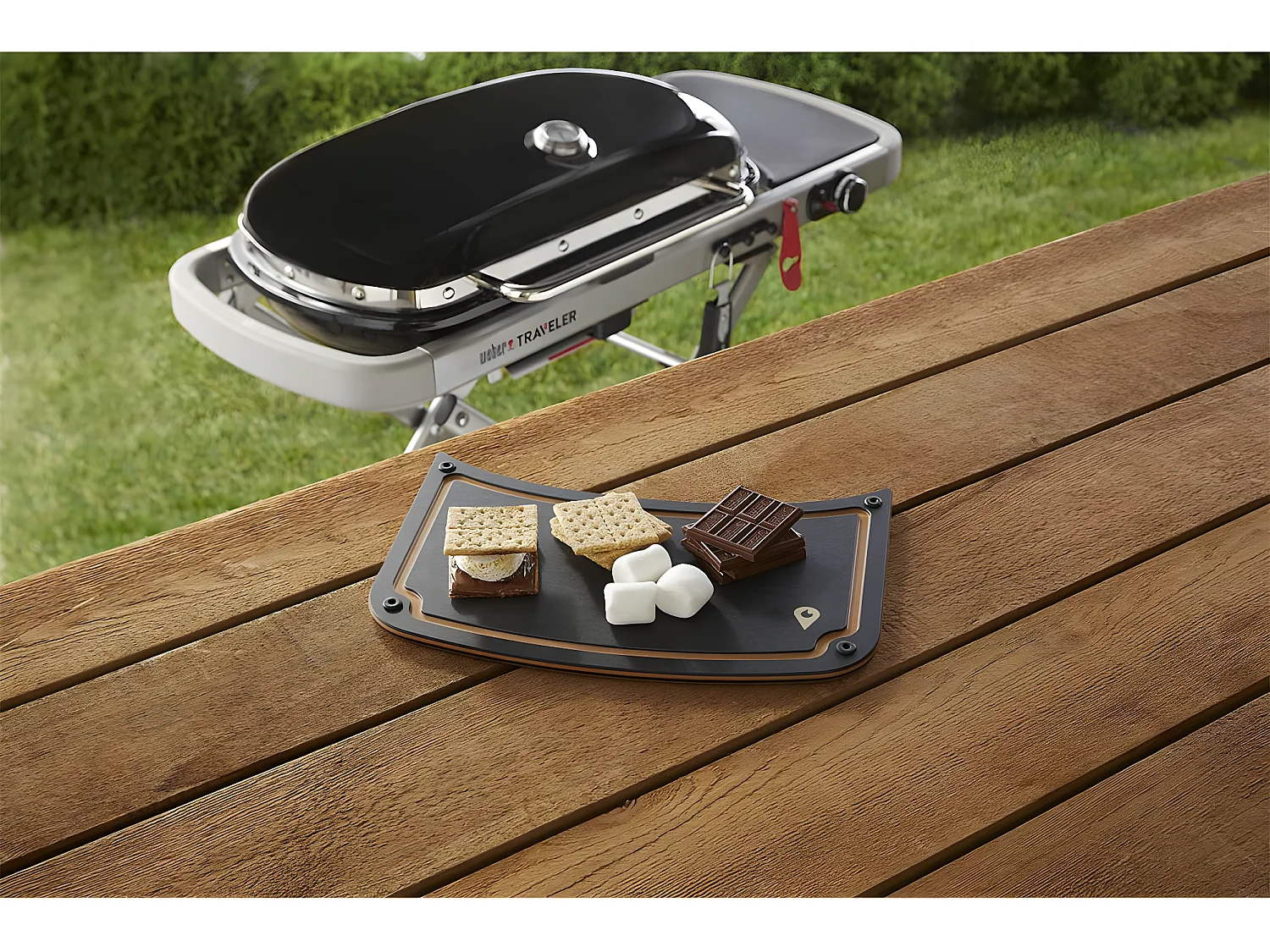 Planche réversible de préparation et de service barbecue Weber Traveler