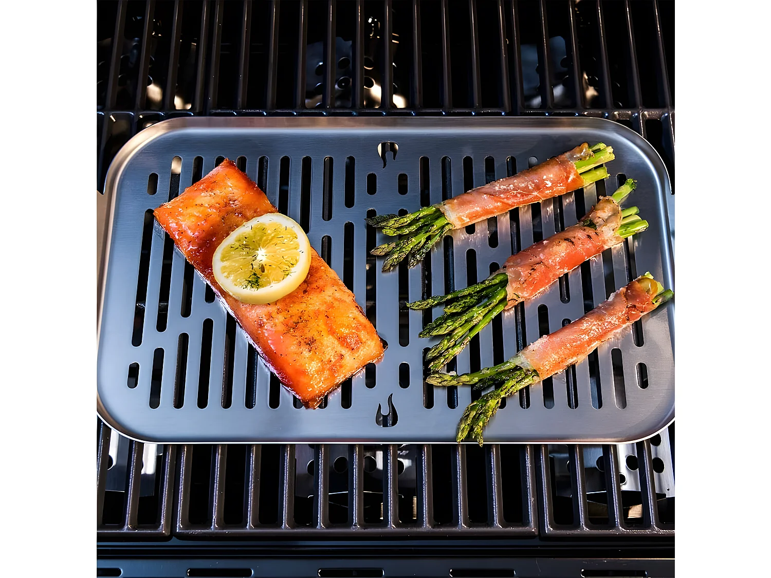 Plaque de cuisson en inox Grill+® - Char-Broil