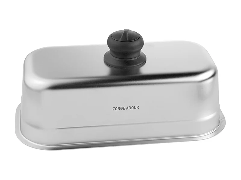 Cuiseur inox rectangulaire pour plancha - FORGE ADOUR