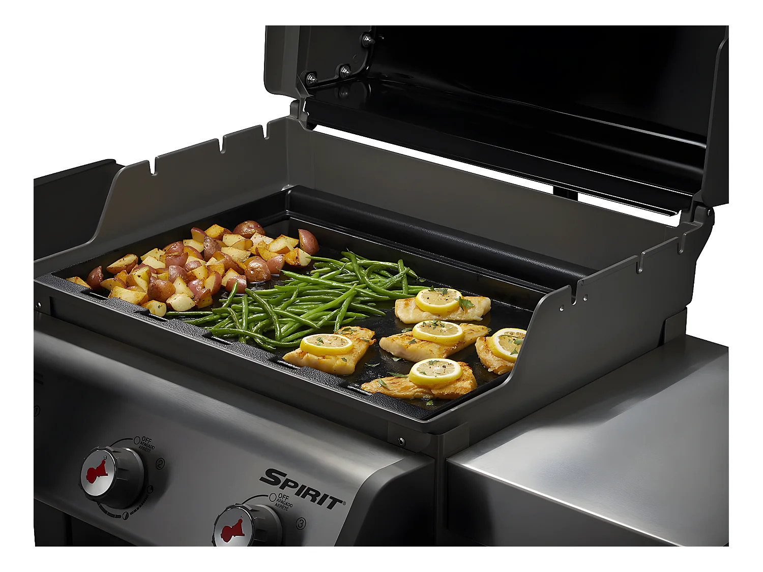 Plancha grand format pour Spirit 3 brûleurs - Weber