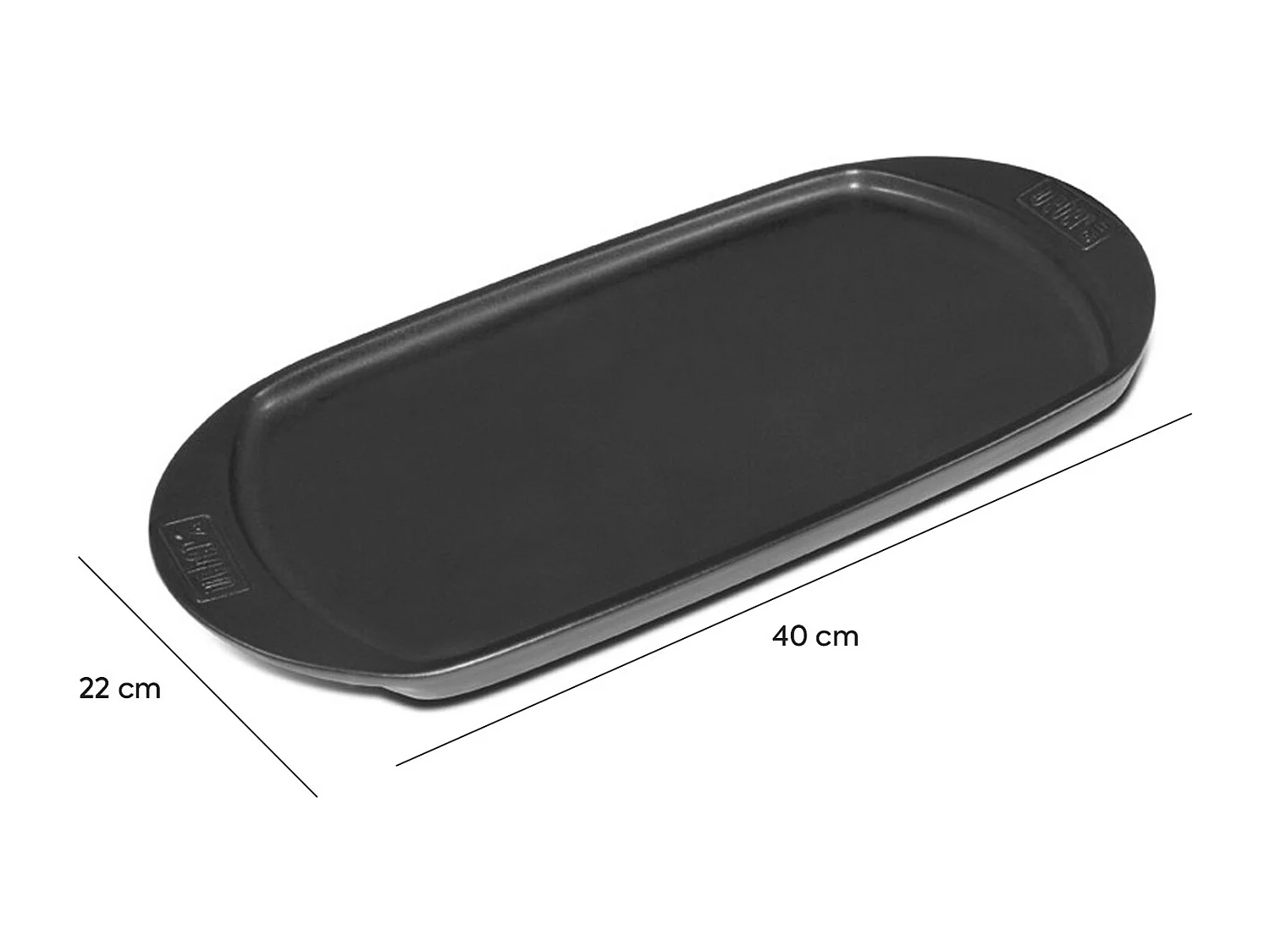 Plaque Plancha en céramique 40,6 x 21,8 cm - Weber