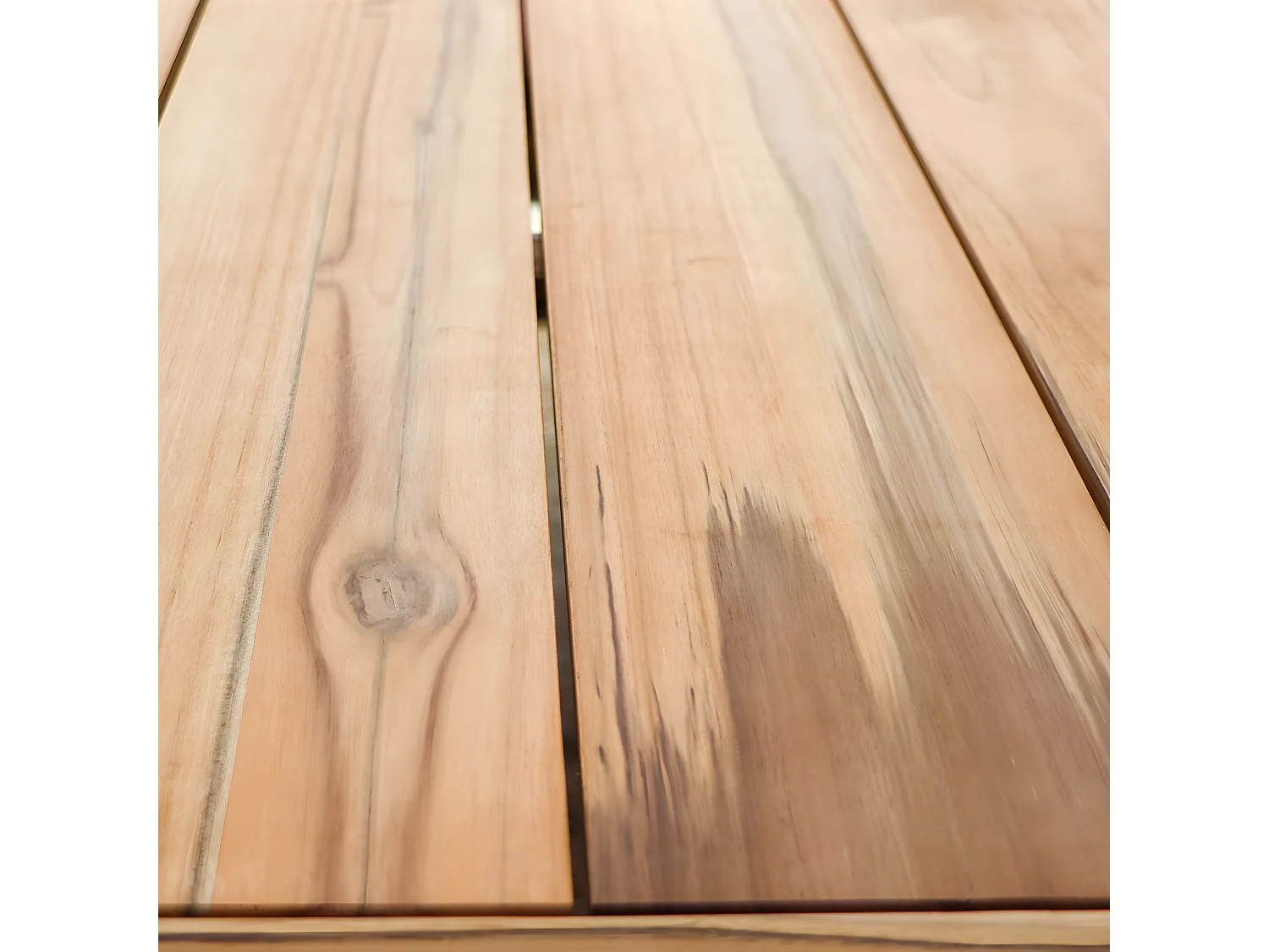 Table à manger de jardin en teck 4 à 6 personnes 160cm - Stella