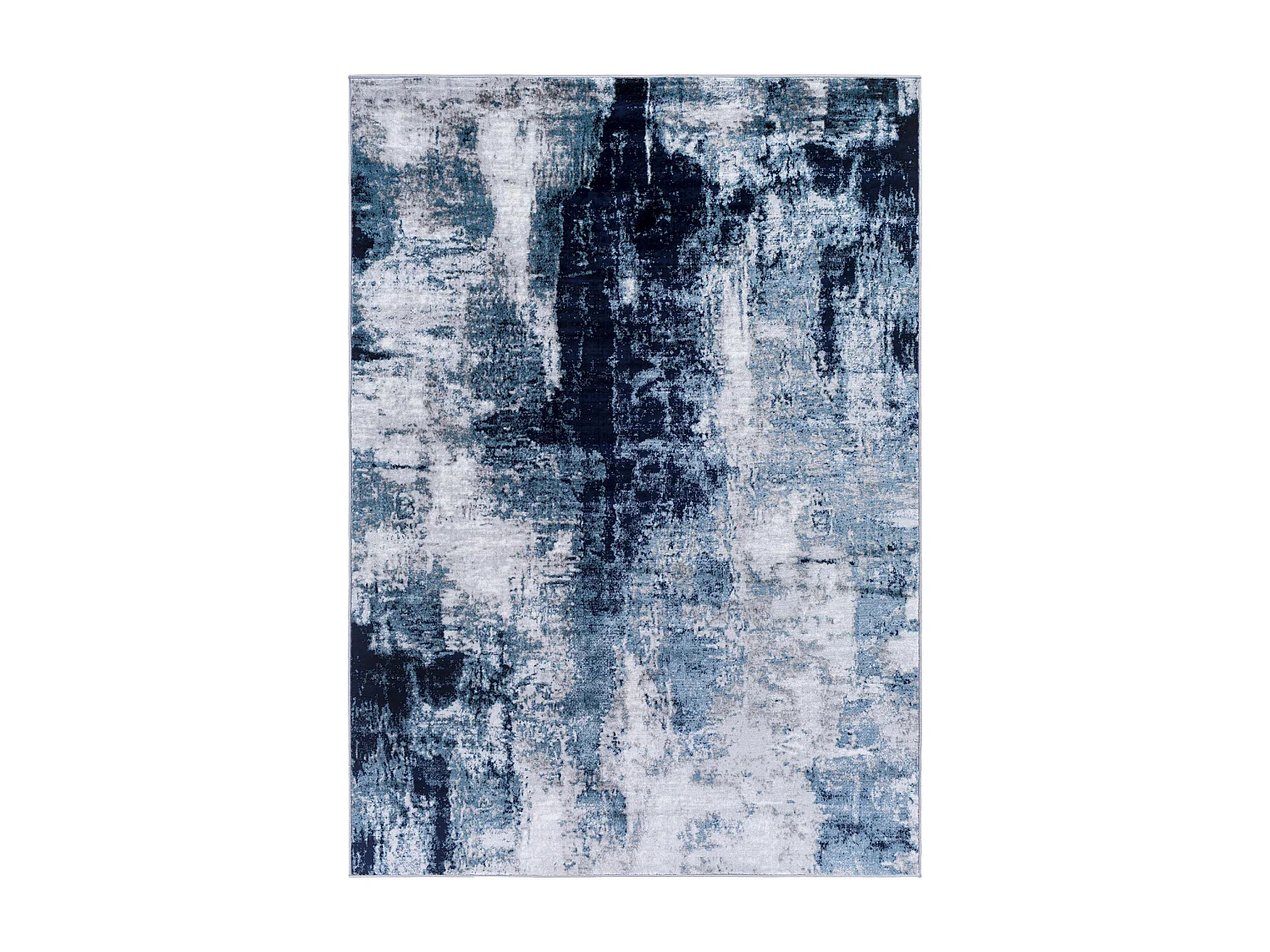 Modern Abstract Tapijt - Blauw/Grijs - 200x275cm - GIULIA