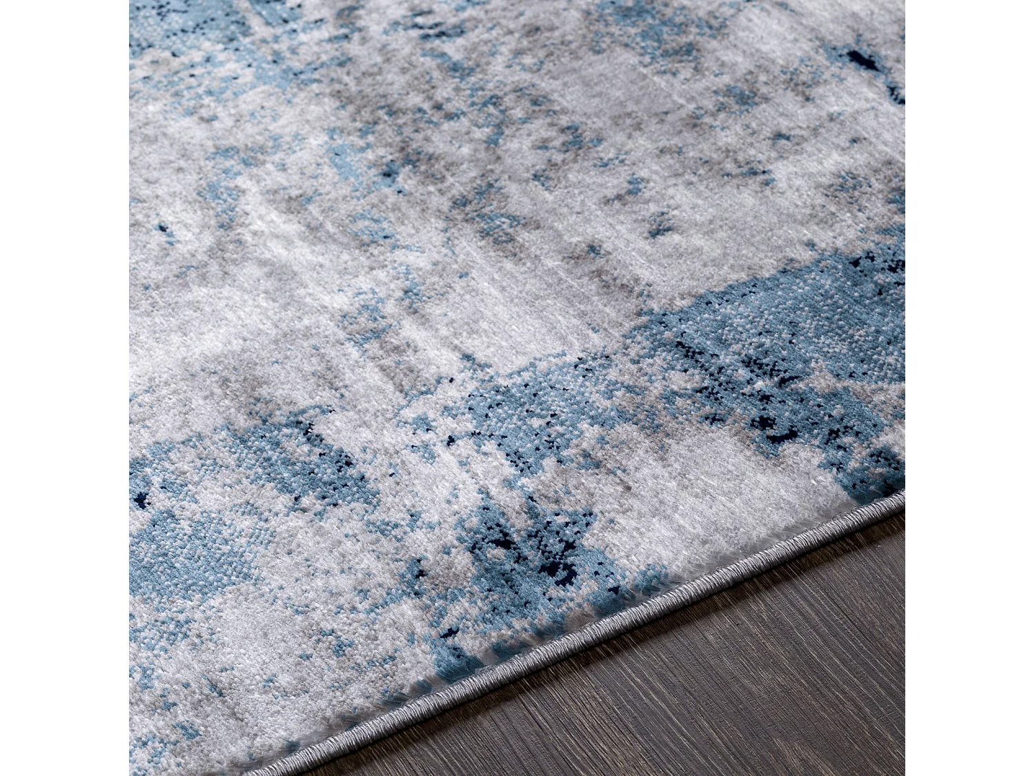 Modern Abstract Tapijt - Blauw/Grijs - 200x275cm - GIULIA