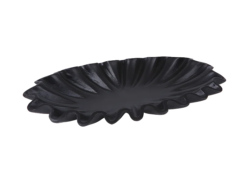 Coupe ovale Rosalie noir 41x25x5 cm Table Passion
