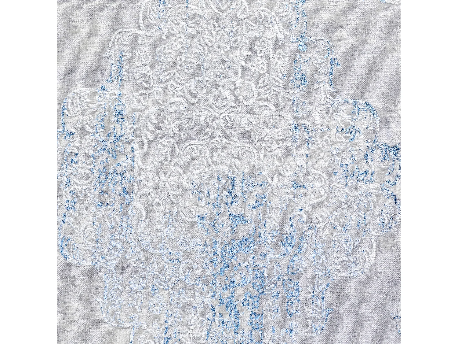 Alfombra Vintage Oriental - Marfil/Azul/Gris - 200x275cm - ELIN