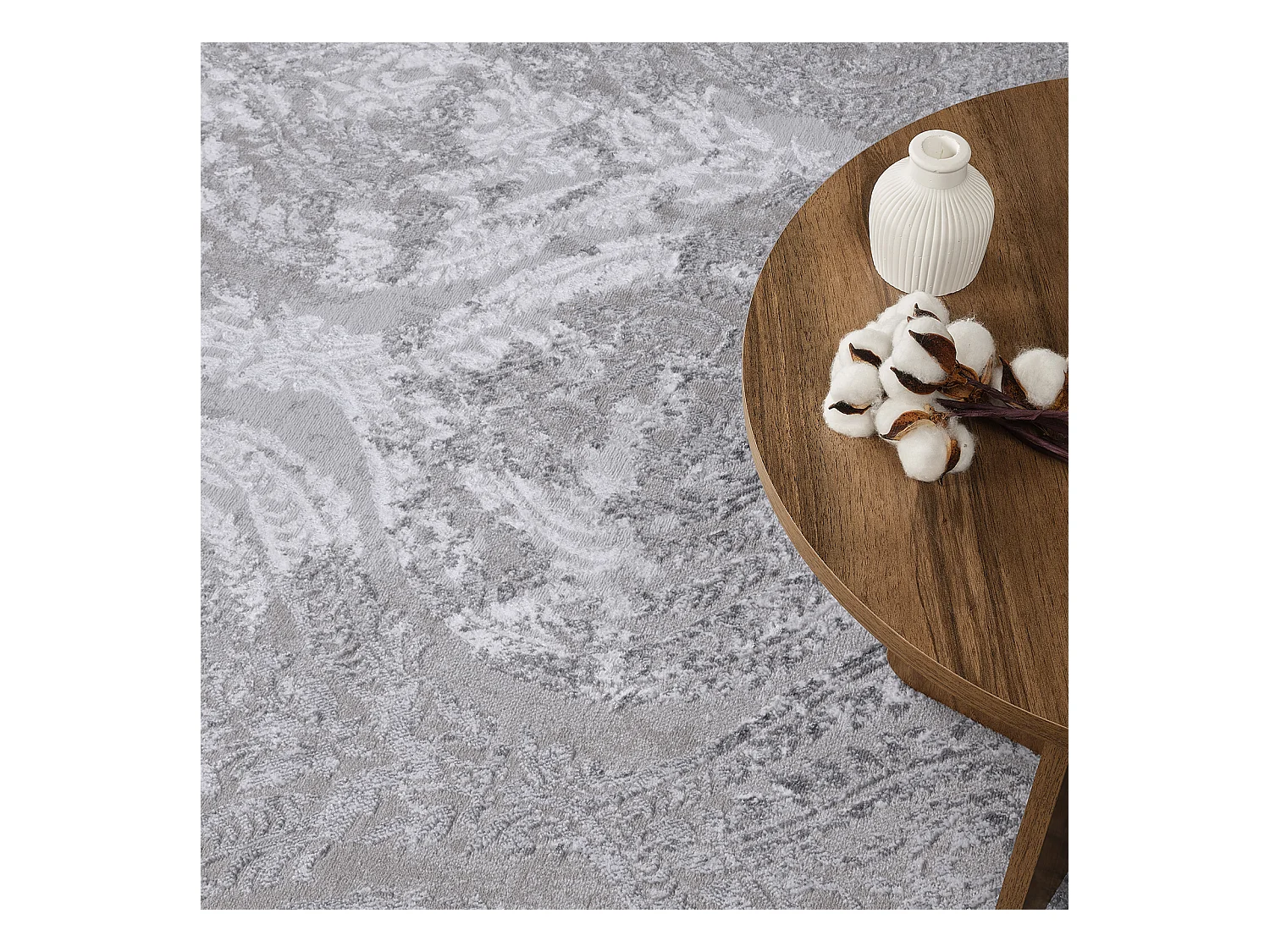 Vintage Oosters Tapijt - Beige/Wit - 80x150cm - INGRID