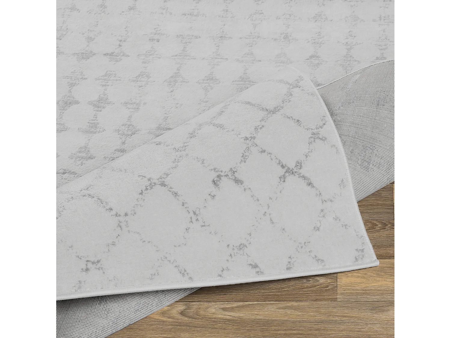 Berber Etnisch Tapijt - Wit/Grijs - 140x200cm - SOFIA