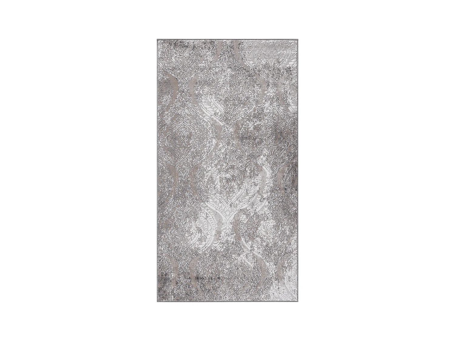 Vintage Oosters Tapijt - Wit/Grijs - 80x150cm - INGRID