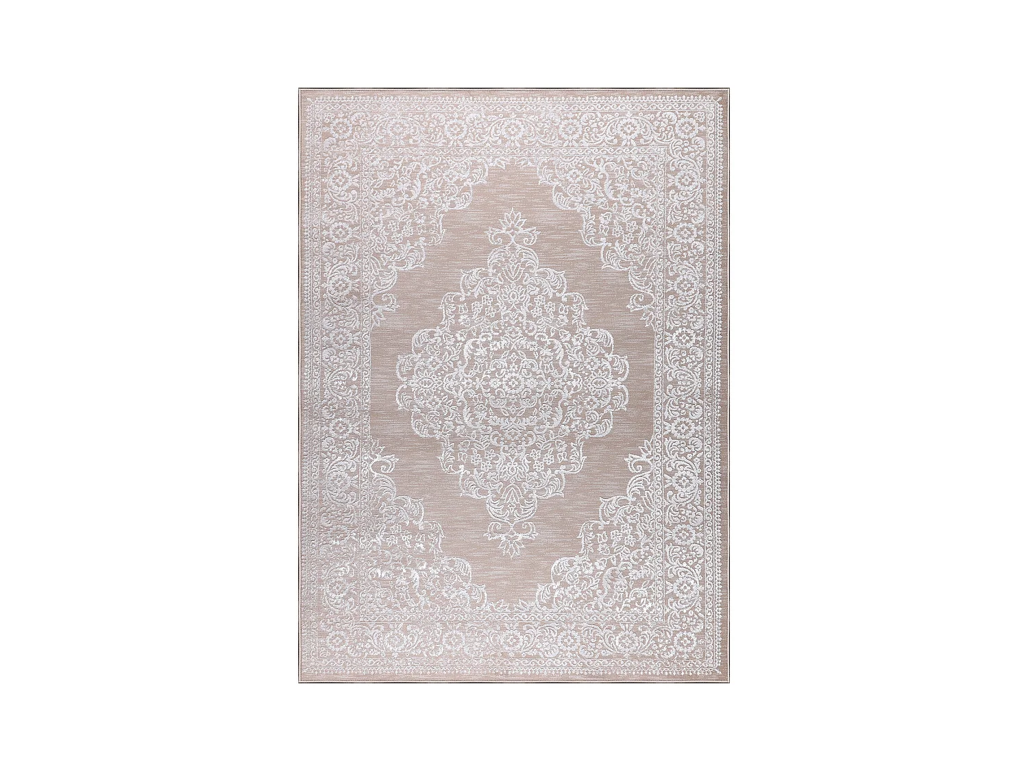 Tapis Vintage Oriental - Beige/Blanc - 200x275cm - ELIN