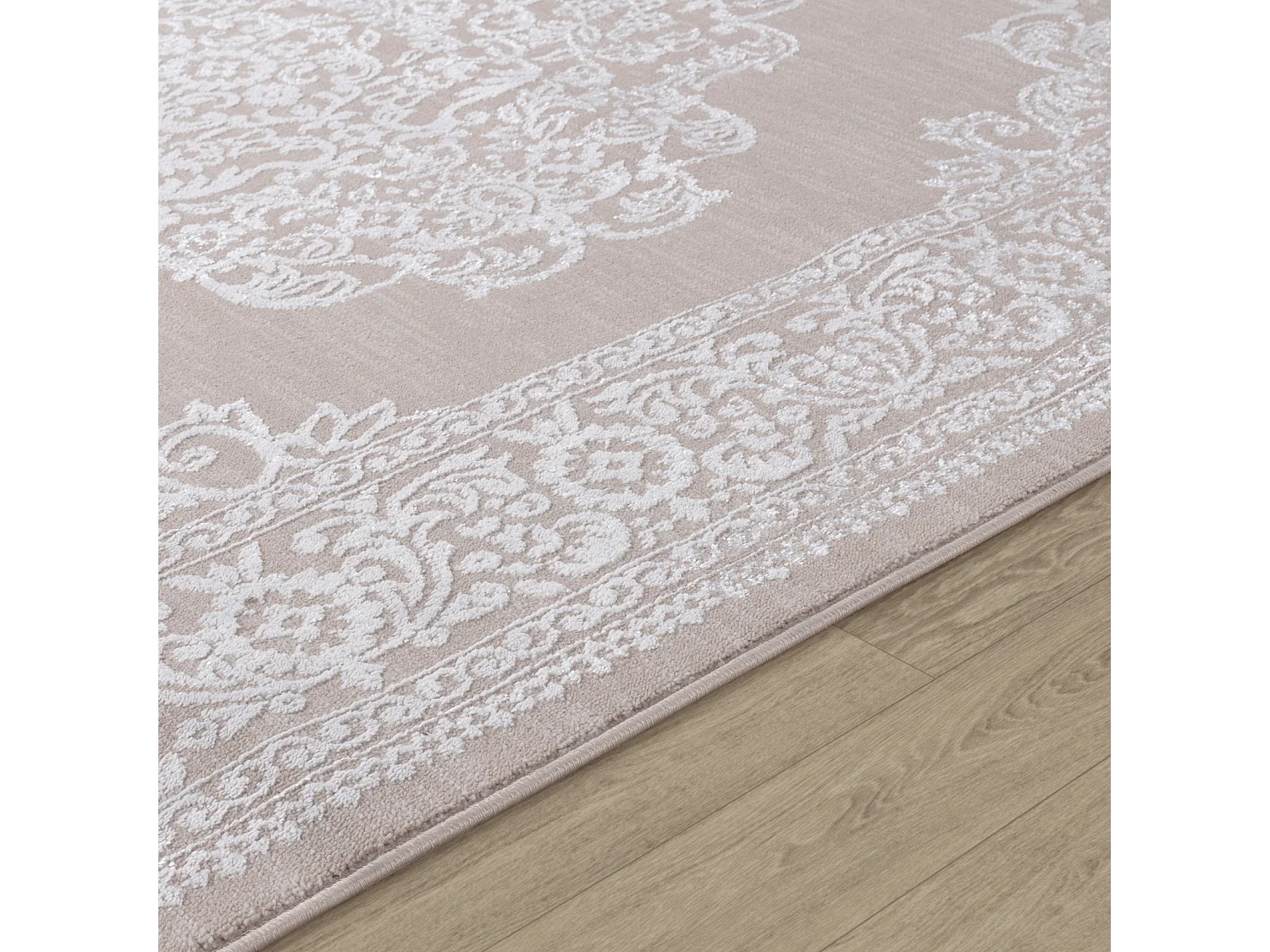 Tapis Vintage Oriental - Beige/Blanc - 200x275cm - ELIN