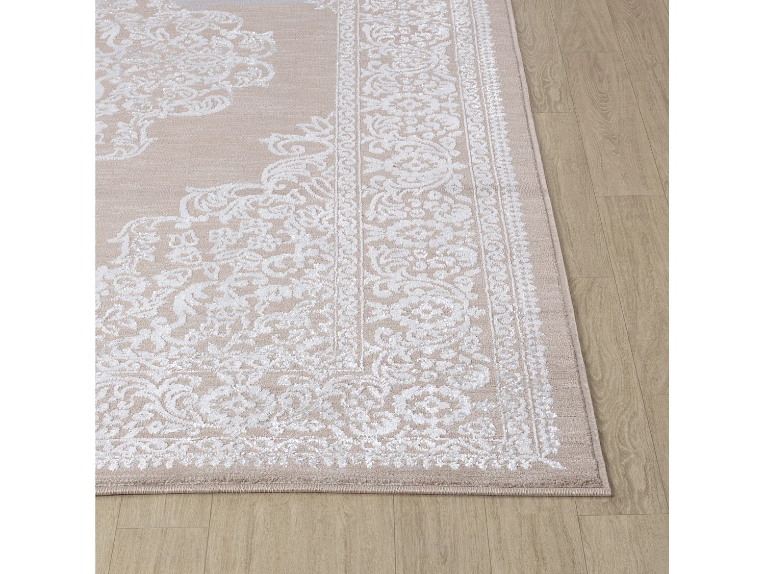 Tapis Vintage Oriental - Beige/Blanc - 200x275cm - ELIN